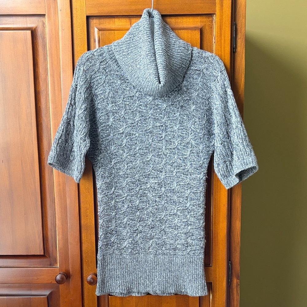 Old Navy Gray Cowl Neck Sweater